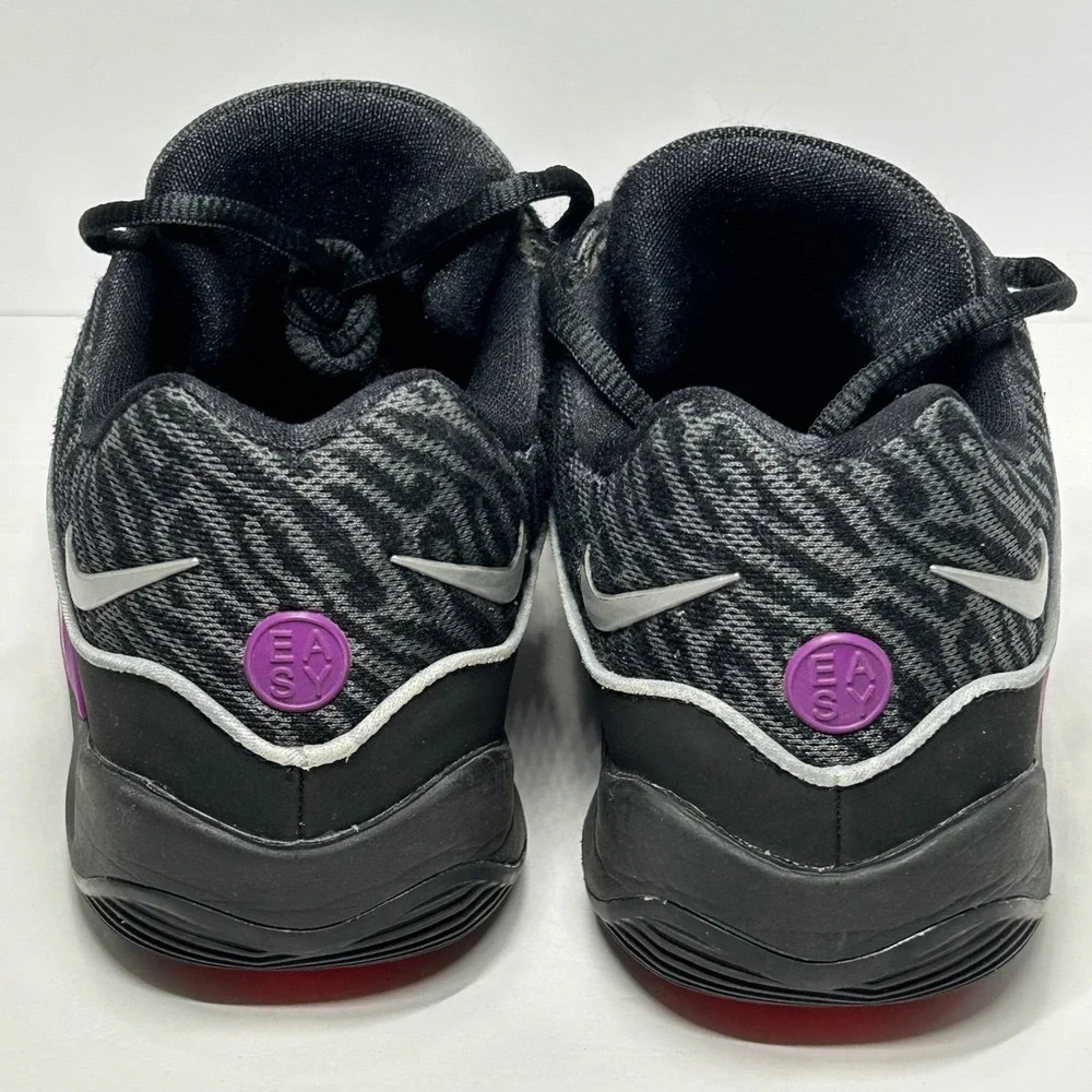 Nike KD Kevin Durant XVI Basketball Shoes Black Purple Silver Sneakers Men's 6.5
